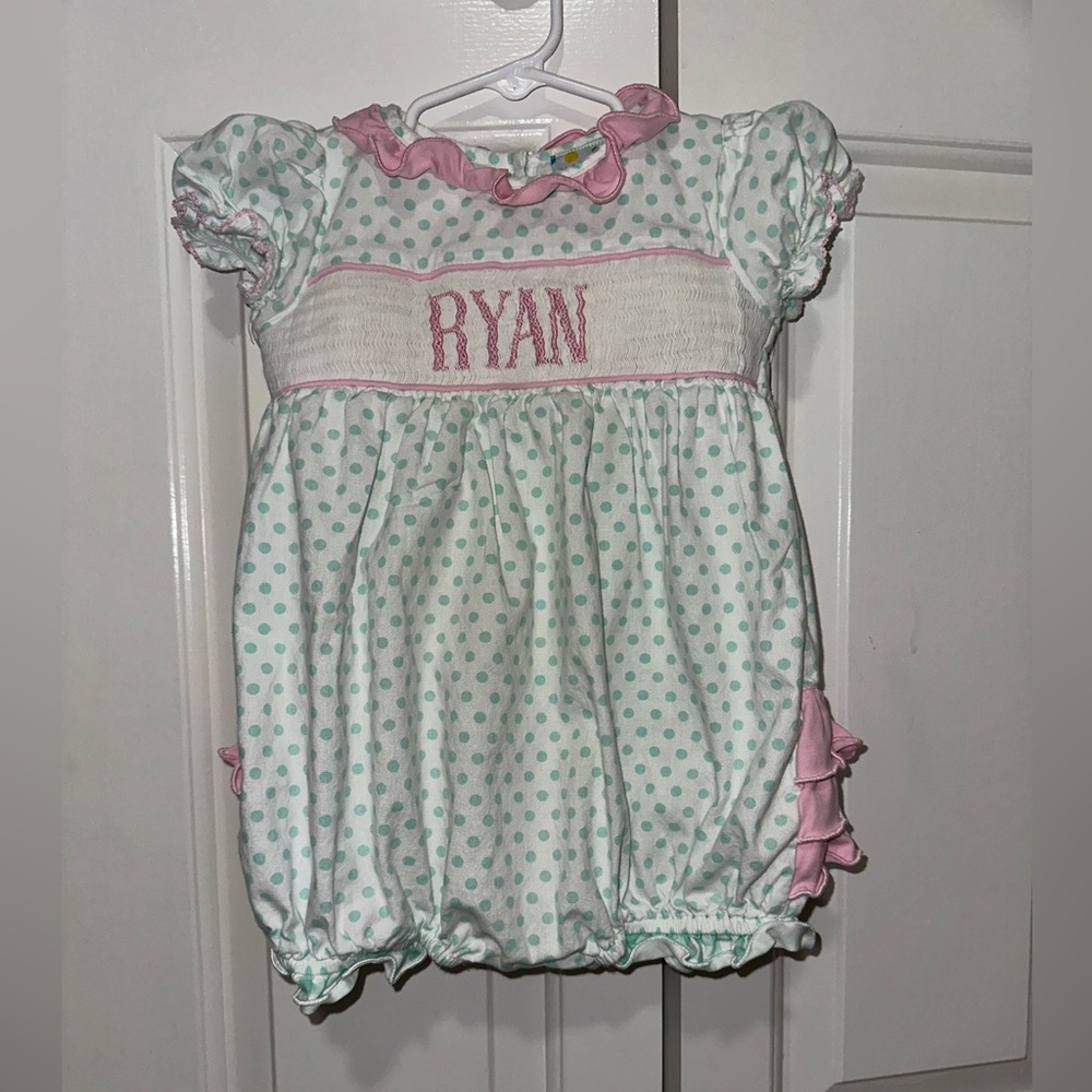 “Ryan” smocked bubble